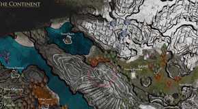 Clair Obscur Expedition 33 - Flying Manor Location on The Continent Map