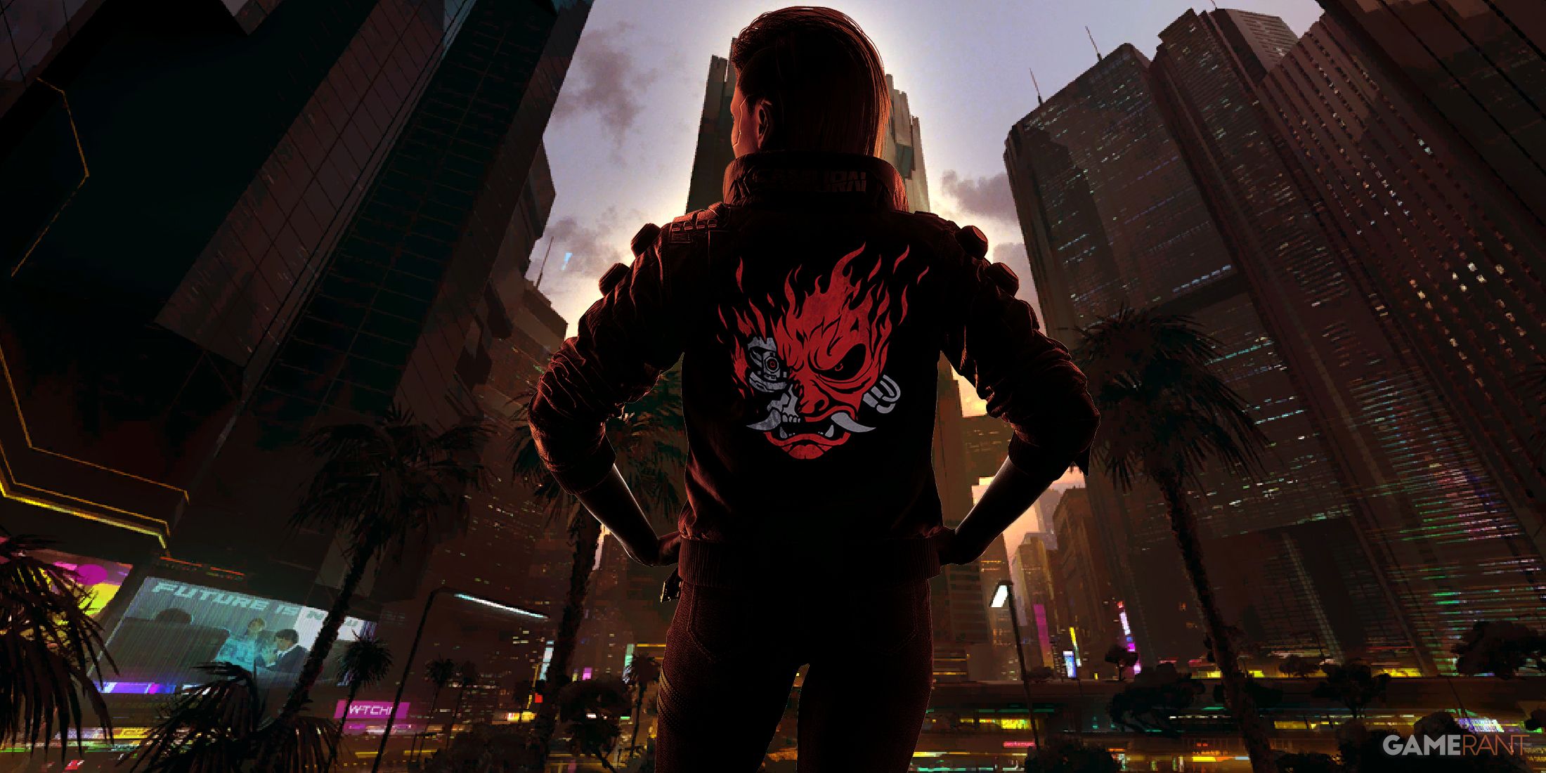 cyberpunk-2077-v-arasaka-tower-night-city