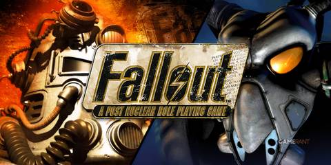 fallout 1 and 2 cover arts with logo split image