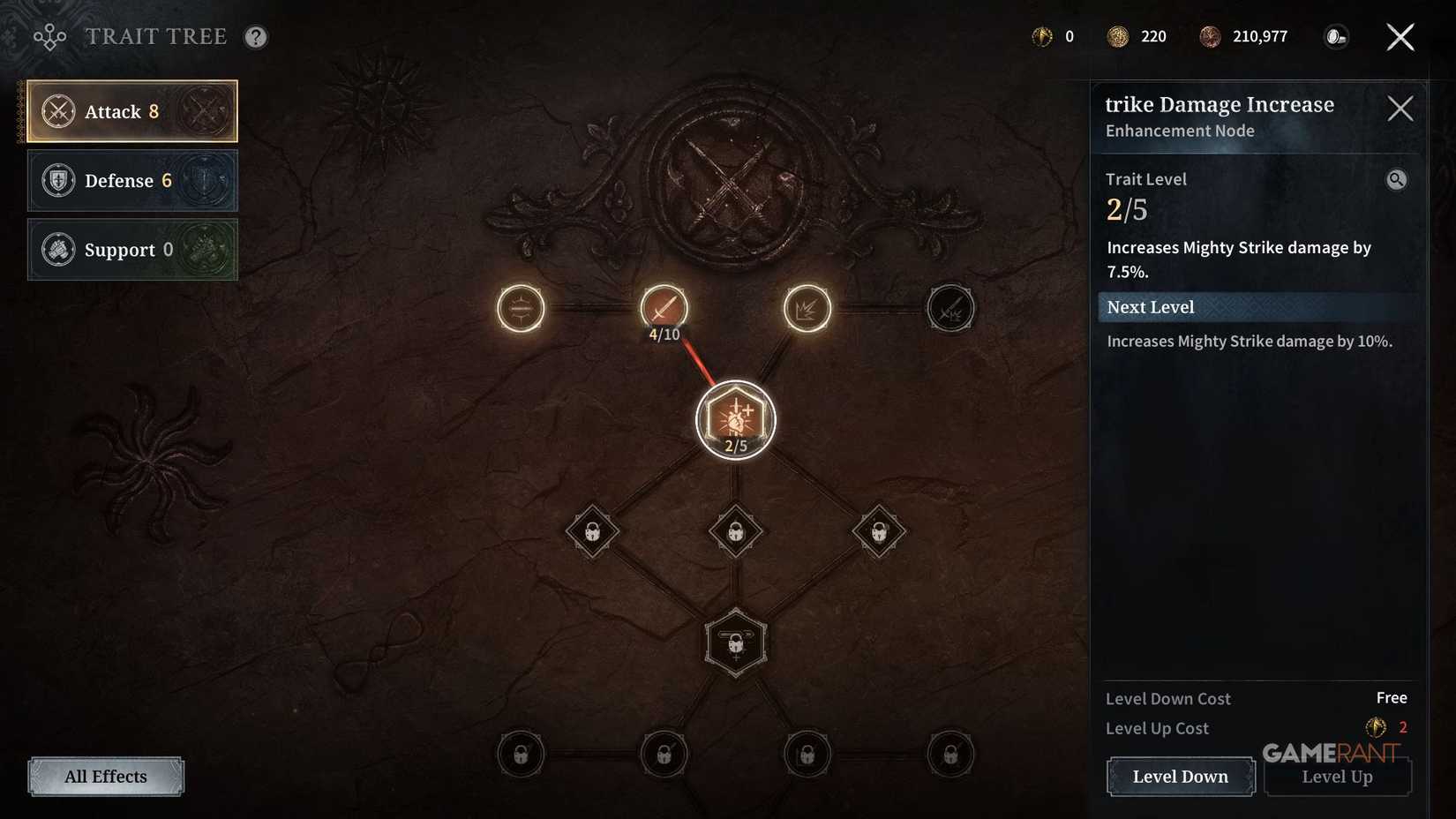 Game of Thrones Kingsroad - Attack Traits