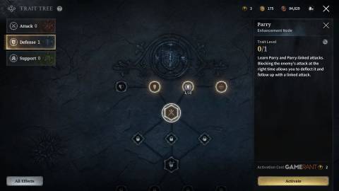 Game of Thrones Kingsroad - Defence Traits