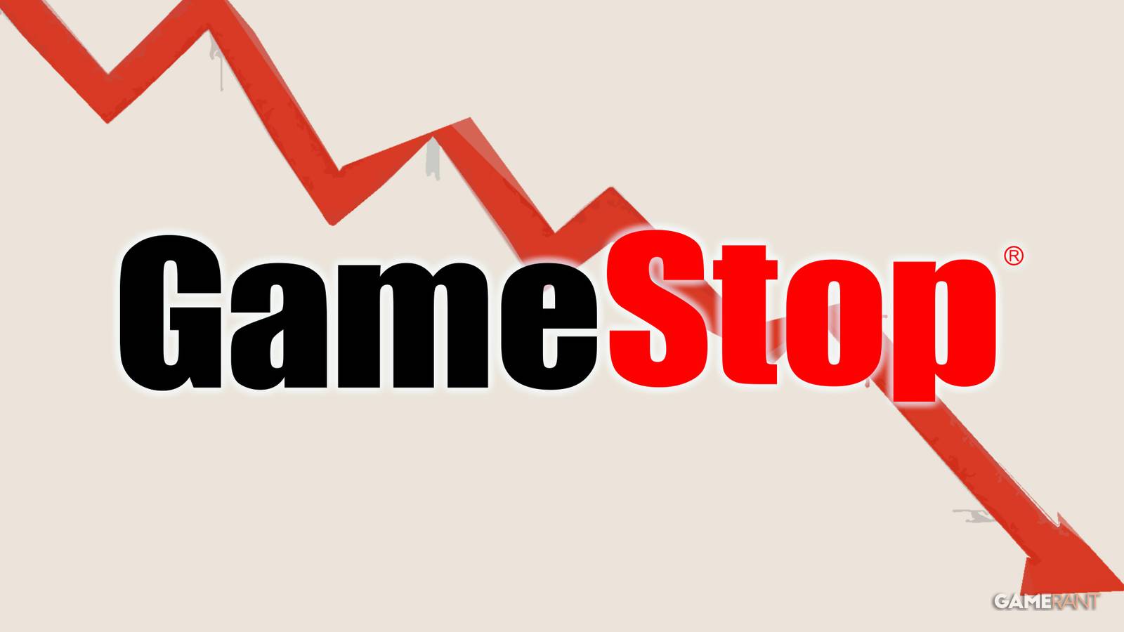 GameStop stock drop decline plummeting illustration