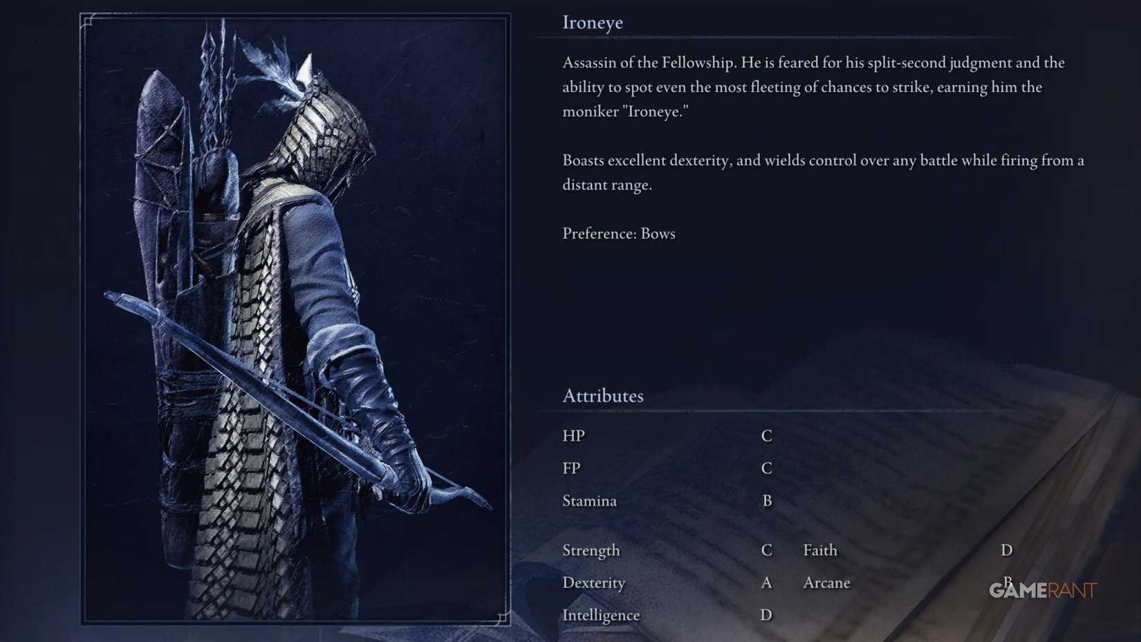 Ironeye Playstyle & Class Overview in Elden Ring Nightreign