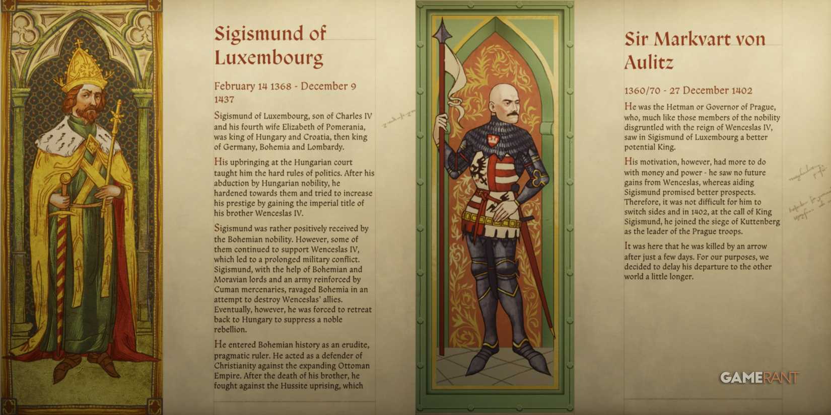 Kingdom Come Deliverance 2 - King Wenceslas & Markvart von Aulitz Codex