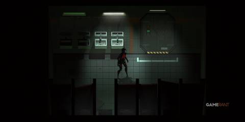 9 Best Modern Retro-Survival Horror Games, Ranked Walking through a dark metal facility 