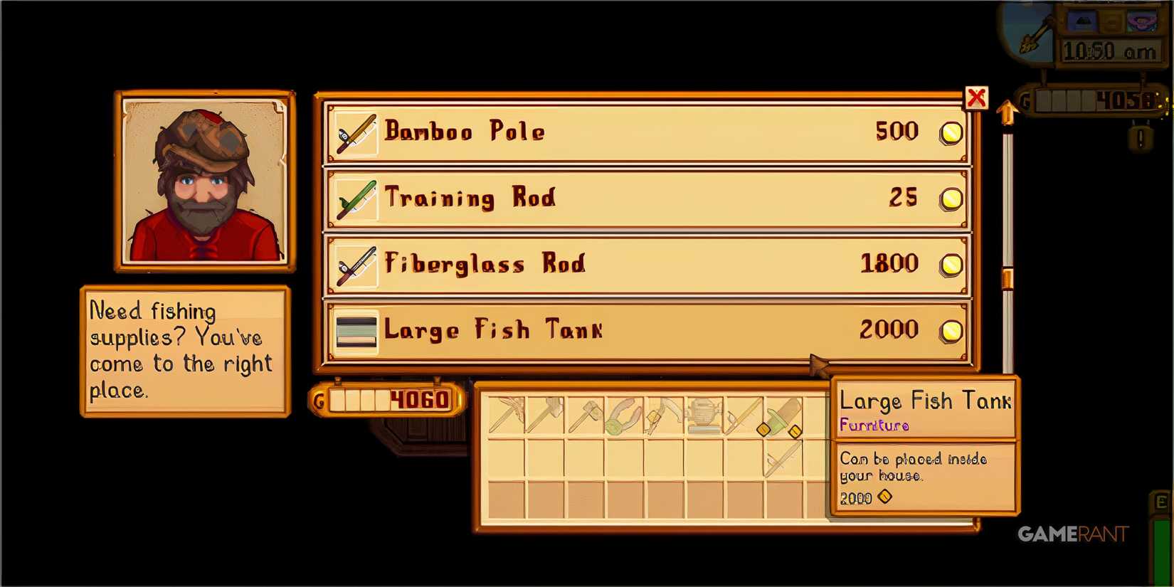 Fishing rod - Stardew valley
