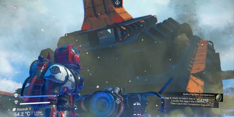 No Man's Sky Crashed Freighter