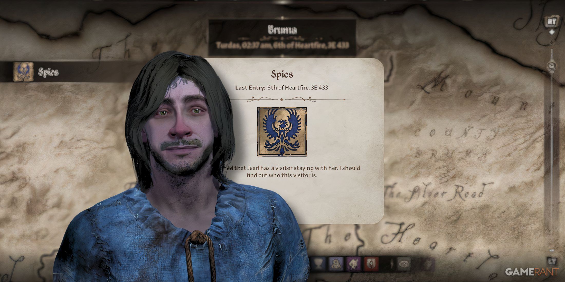 Spiens Quest NPC in Oblivion Remastered.