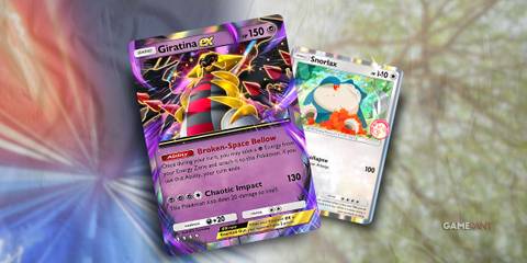 snorlax and giratina ex in pokemon tcg pocket.