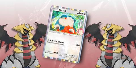 giratina ex and snorlax in pokemon tcg pocket.