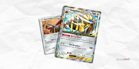 solgaleo ex and skarmory deck in pokemon tcg pocket.