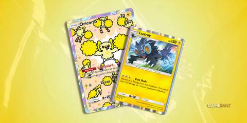 luxray and oricorio in pokemon tcg pocket.
