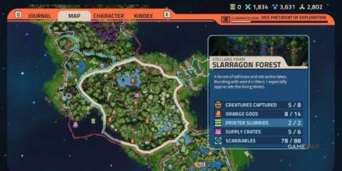 the upgraded map in revenge of the savage planet.