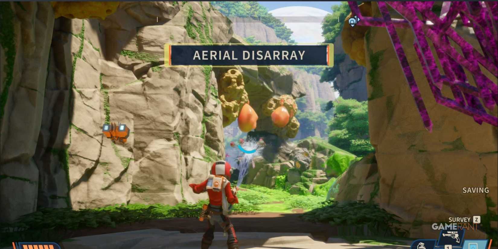 aerial disarray challenge in revenge of the savage planet.