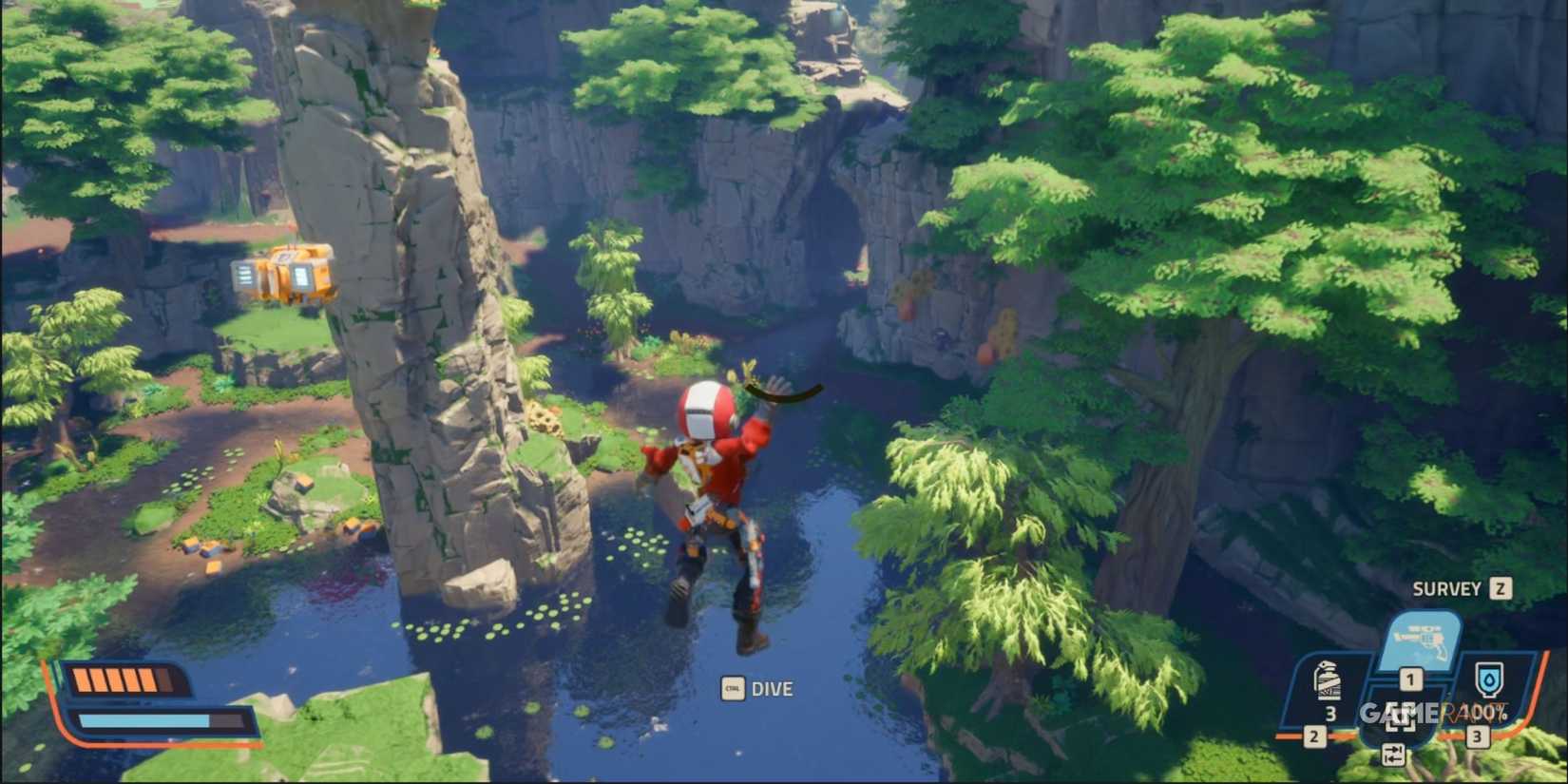 high dive hero in revenge of the savage planet.