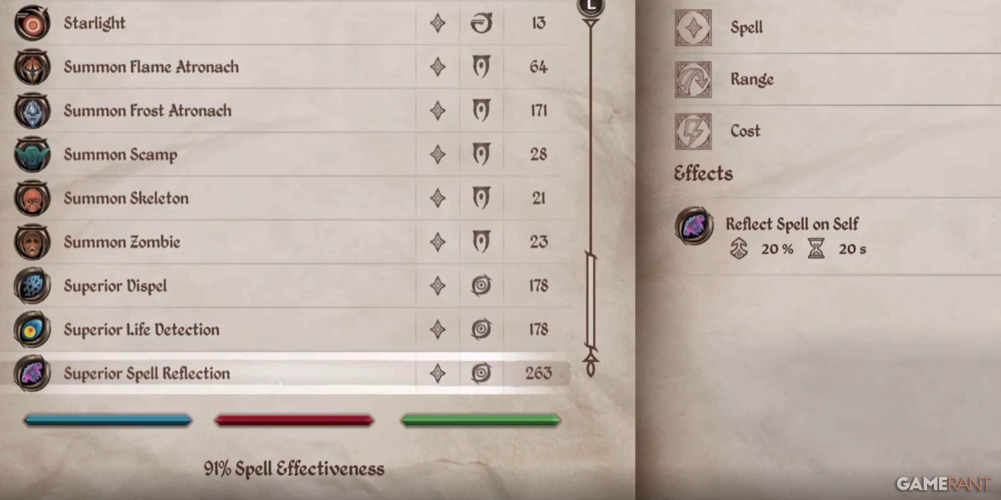 What are the best Mysticism Spells in Oblivion Remastered?
