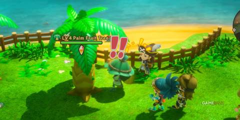 A player cutting down a tree in Fantasy Life I: The Girl Who Steals Time