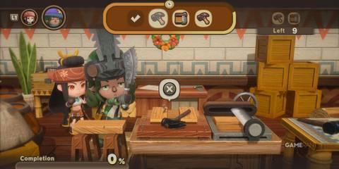 Carpenter mini game in Fantasy Life I: The Girl Who Steals Time