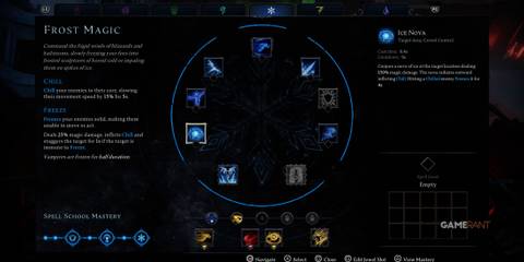 Ice Nova spell in V Rising