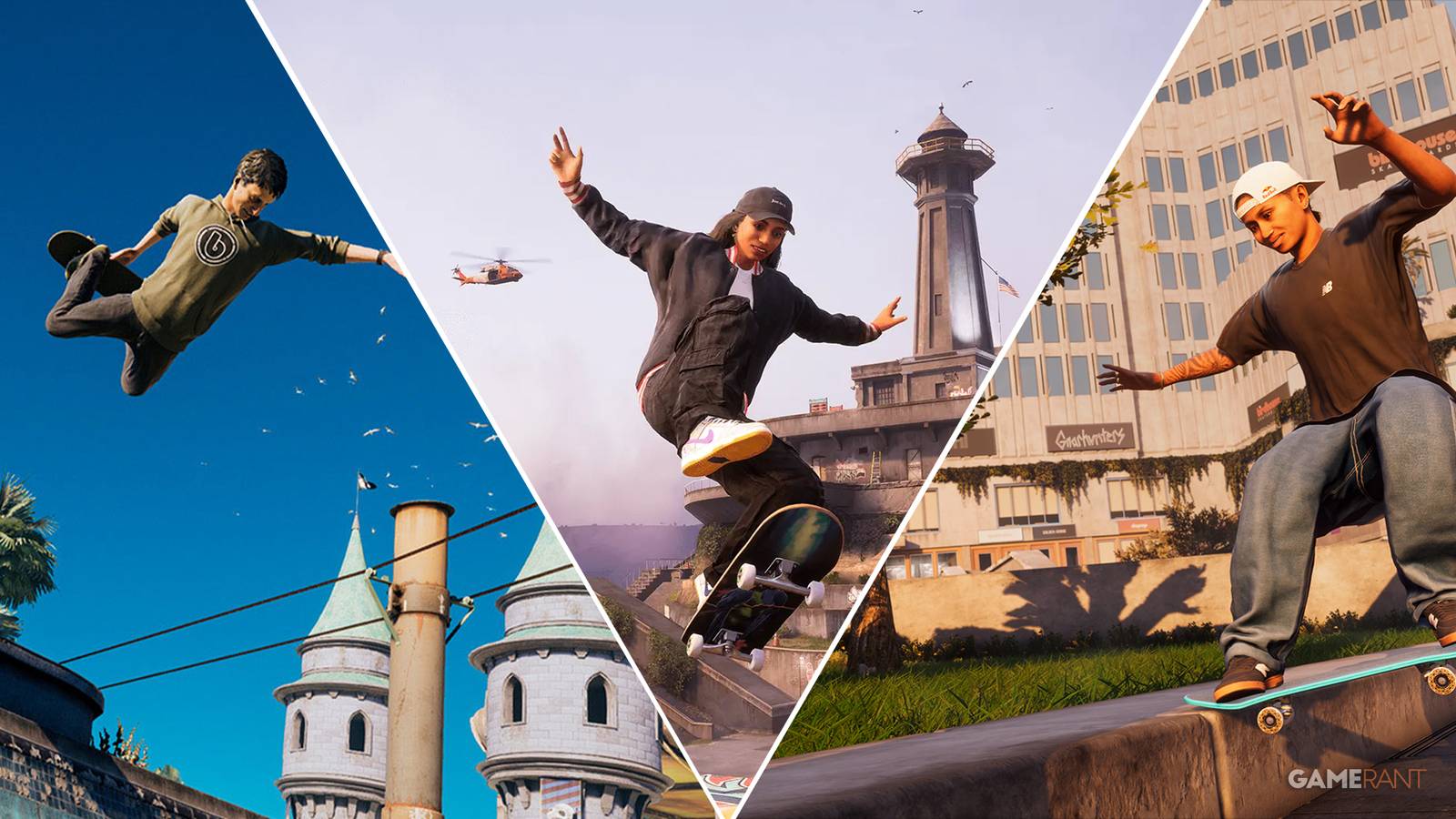 Tony Hawk's Pro Skater 3 + 4 Official Screenshots Collage