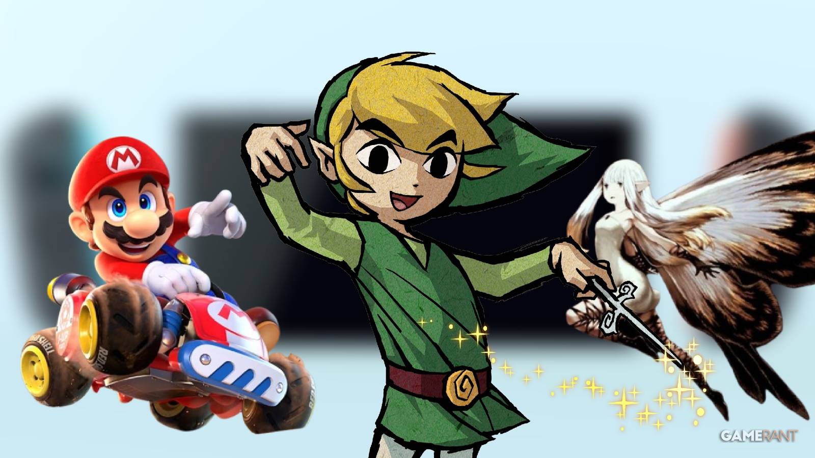 wind waker link mario kart bravely default switch 2