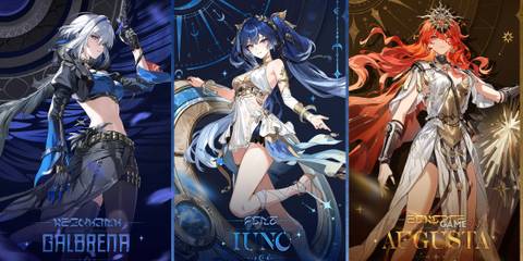 Wuthering Waves collage official character art Galbrena Iuno Augusta