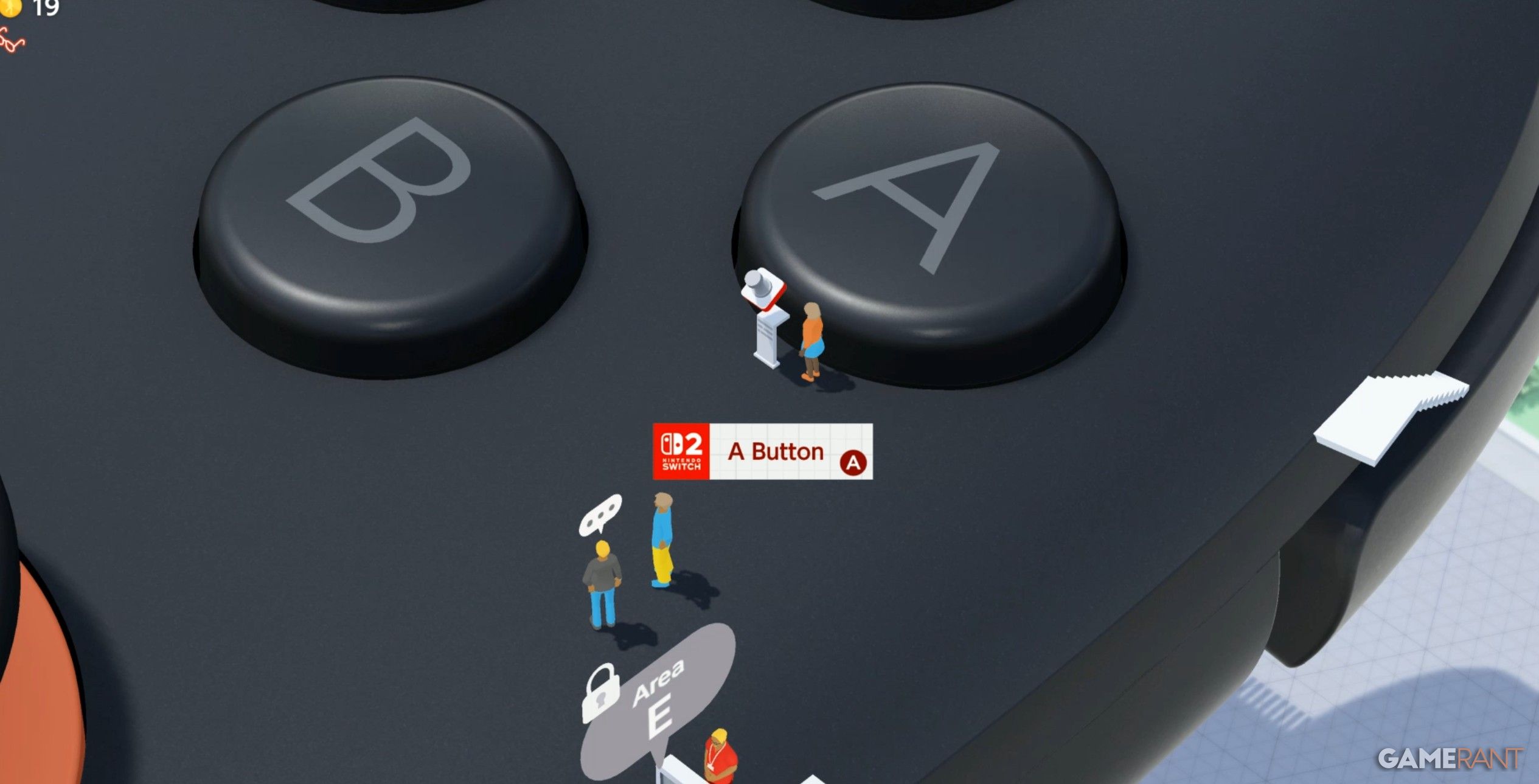 a button