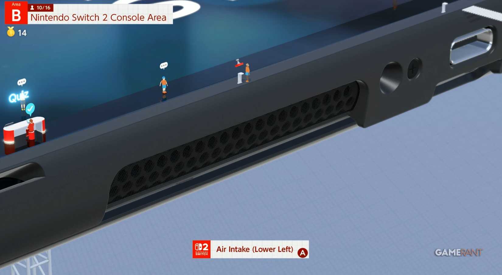 air intake lower left