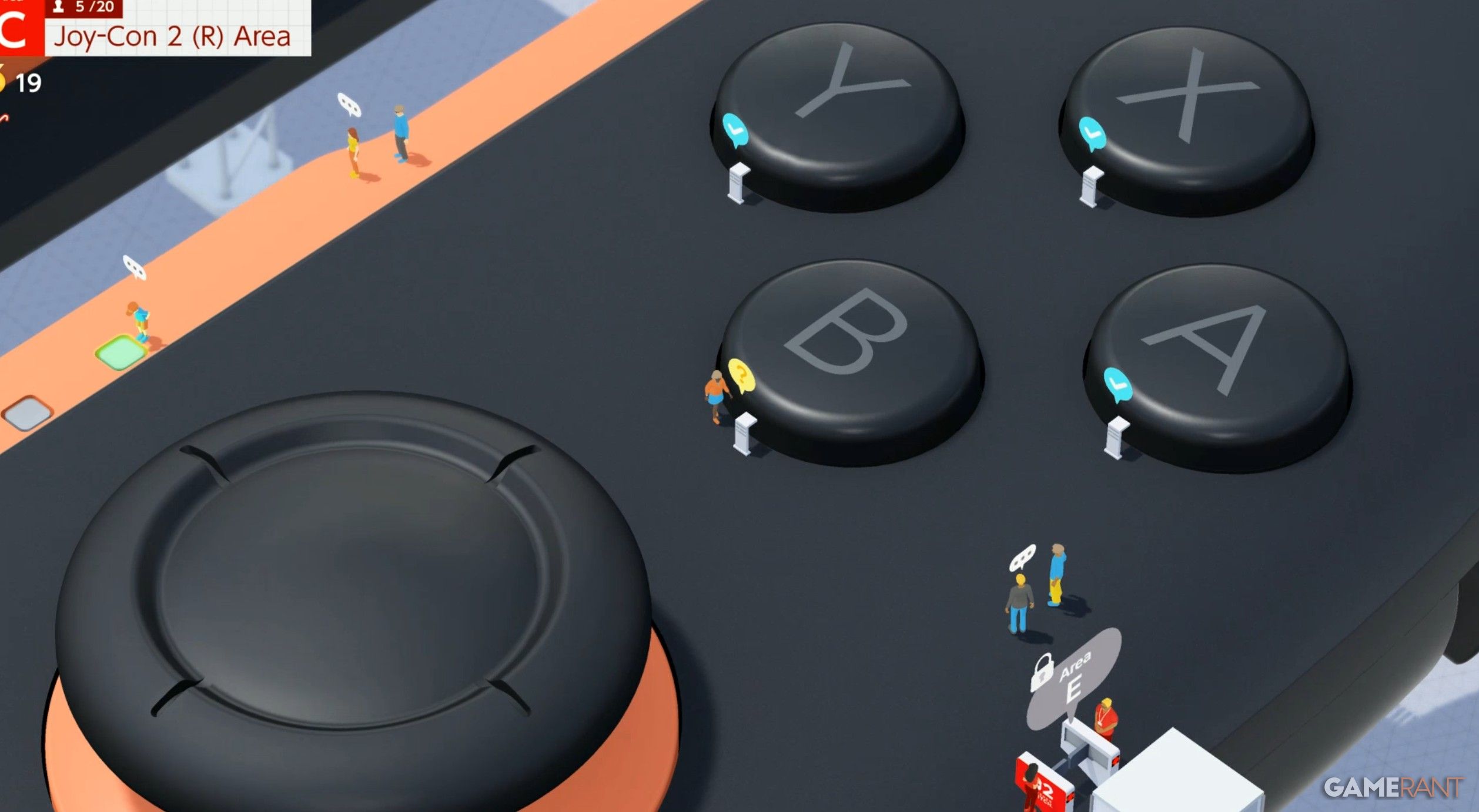 b button