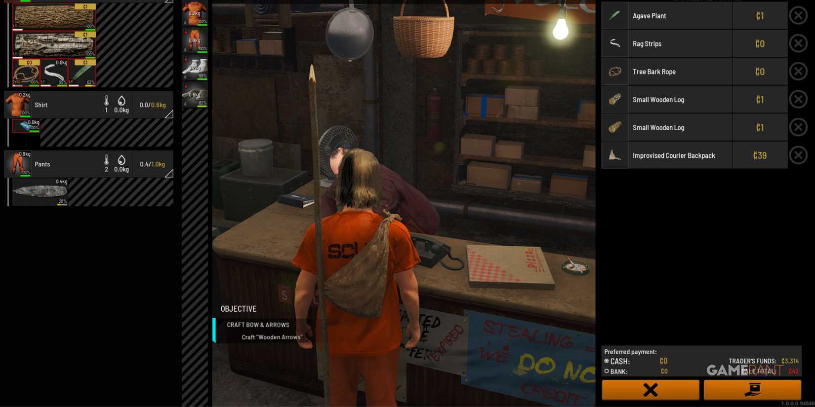 Backpack Selling SCUM 1.0-1