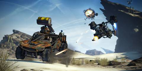 Borderlands 2 Helicopter chase vehicle