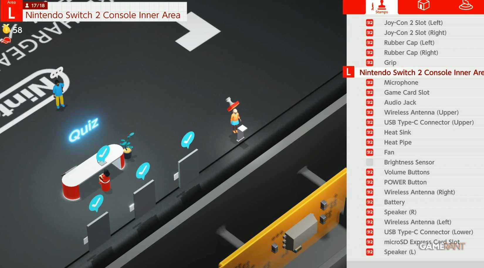 brightness sensor area l