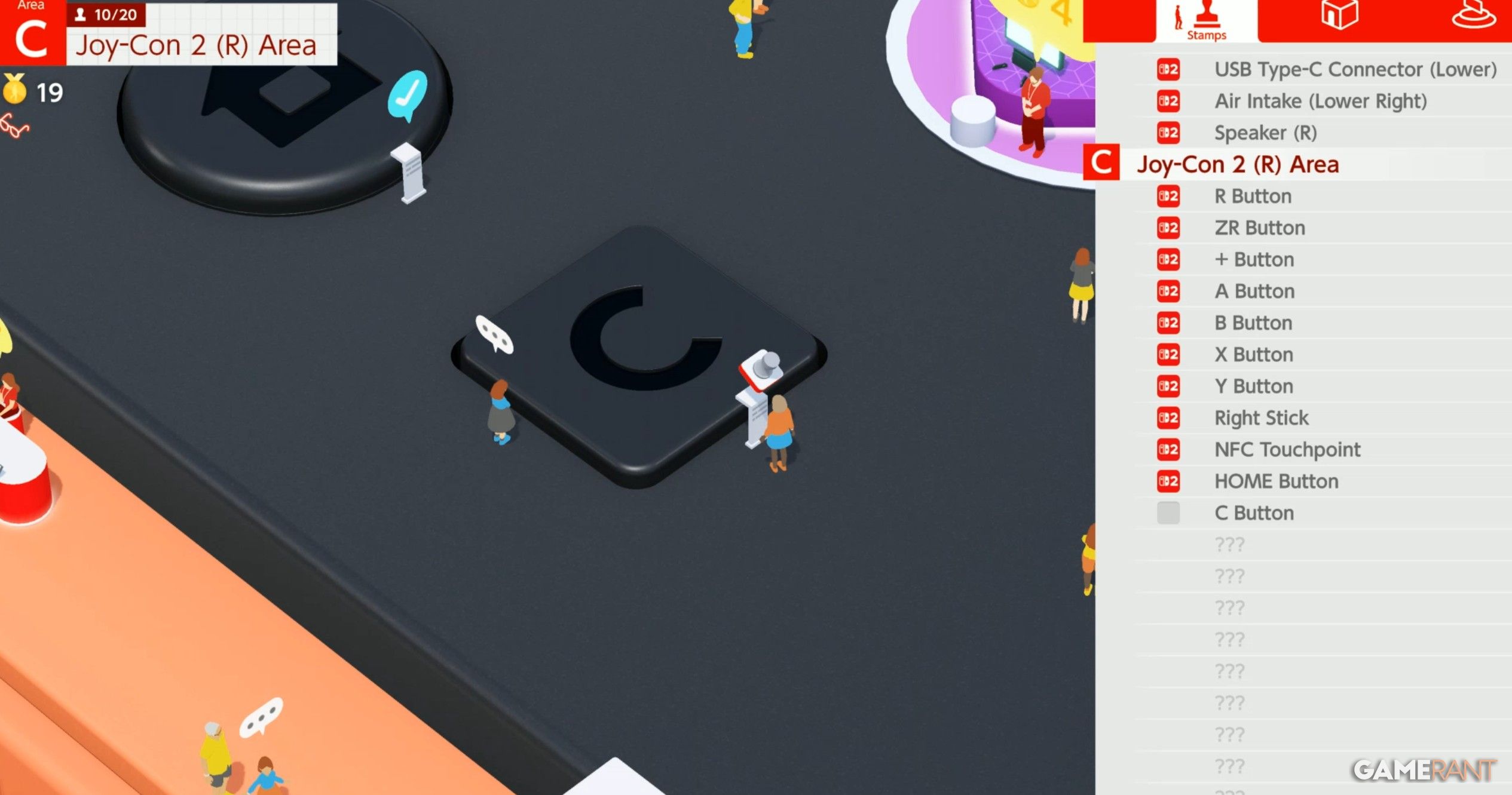 c button