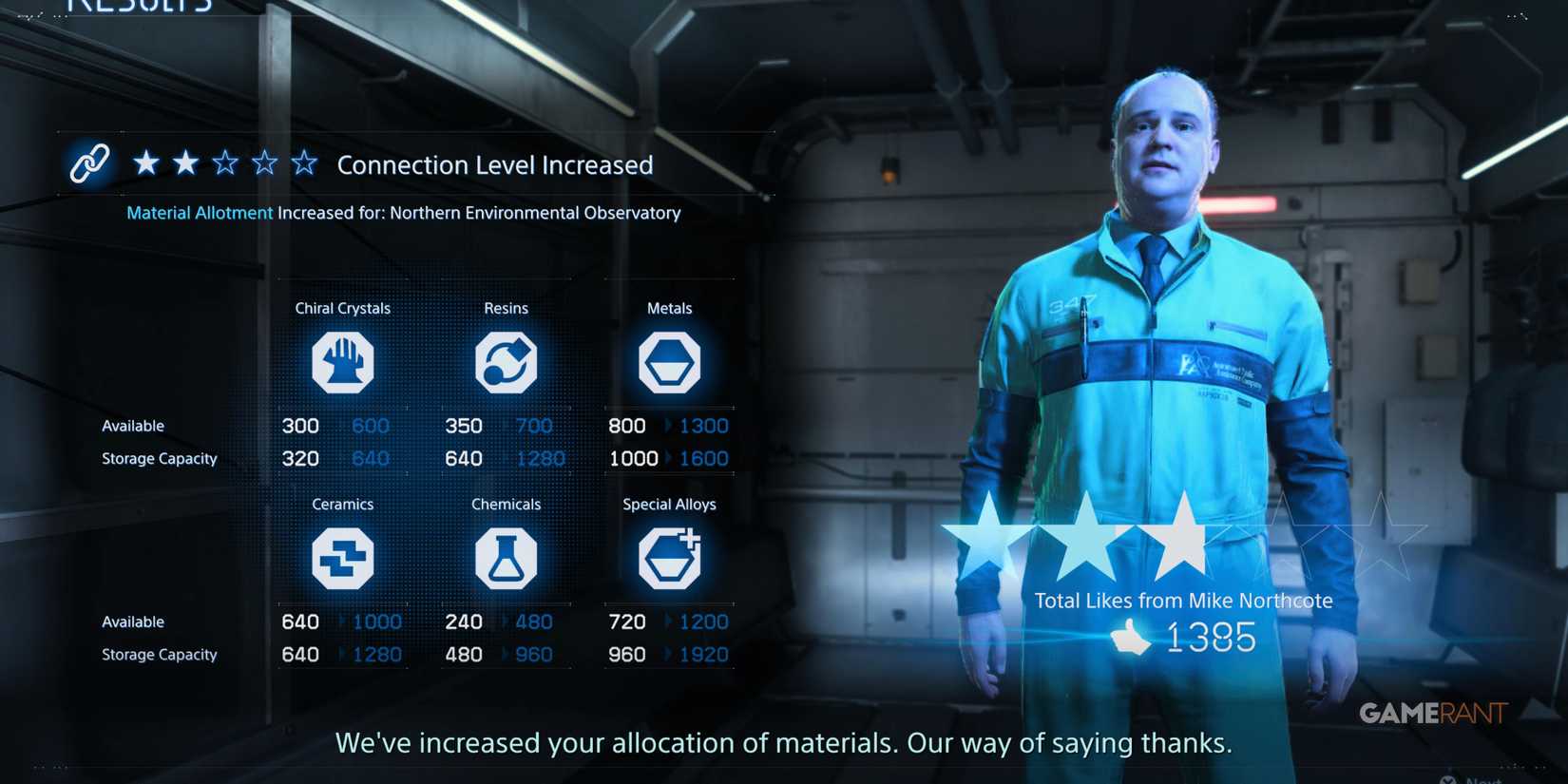 Connection level increased with Mike Northcote as resources expand in Death Stranding 2 On The Beach