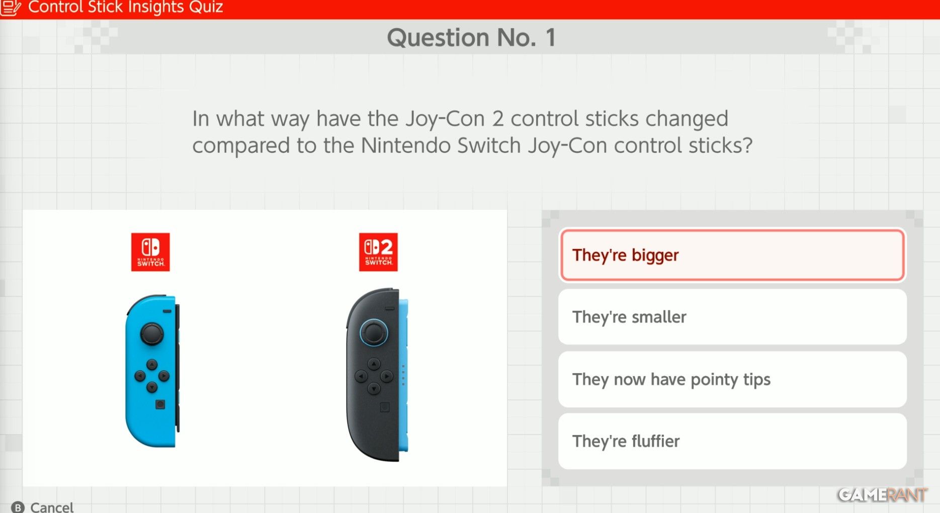 control stick insights welcome tour