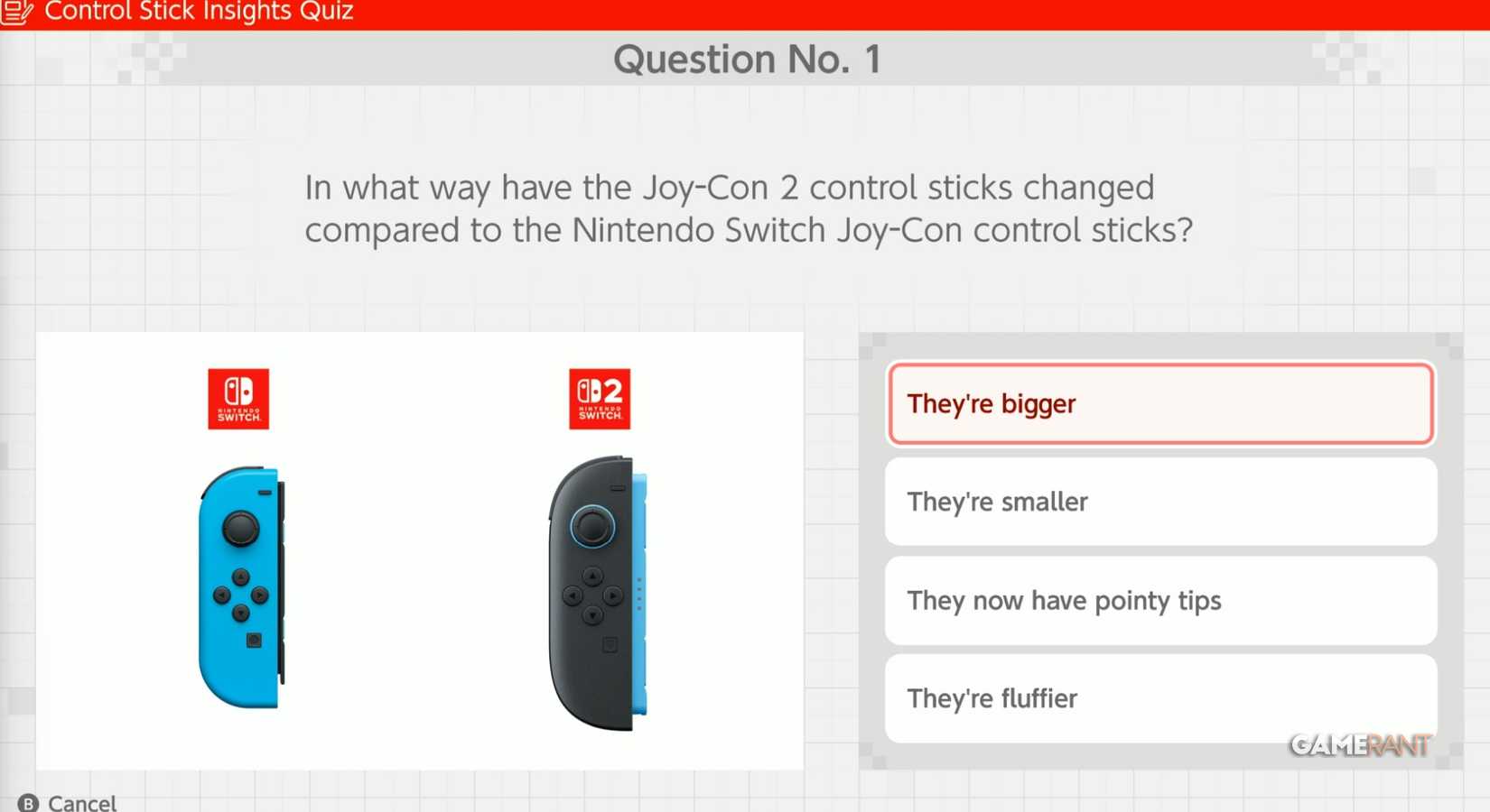 control stick insights welcome tour