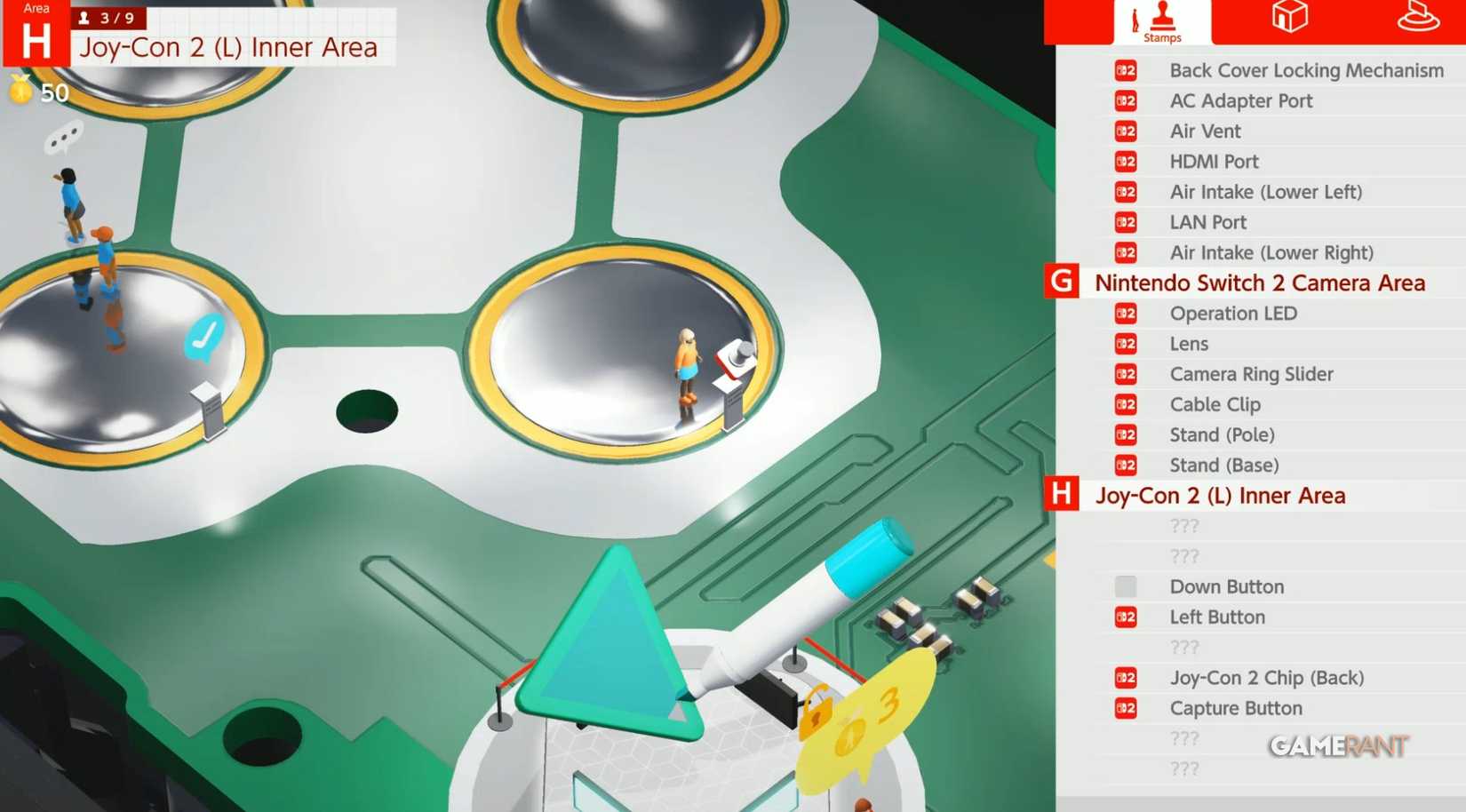 Computer Tower Buttons Walkthrough Welcome Tour Area H Stamps and Test Answers