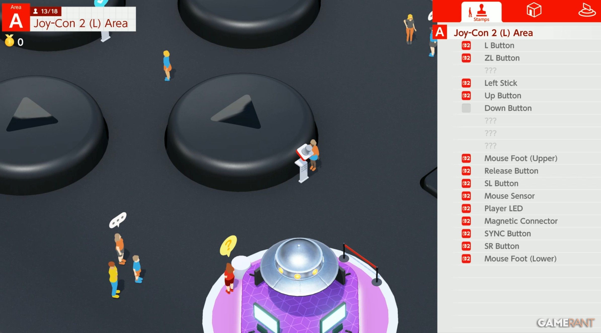 down button