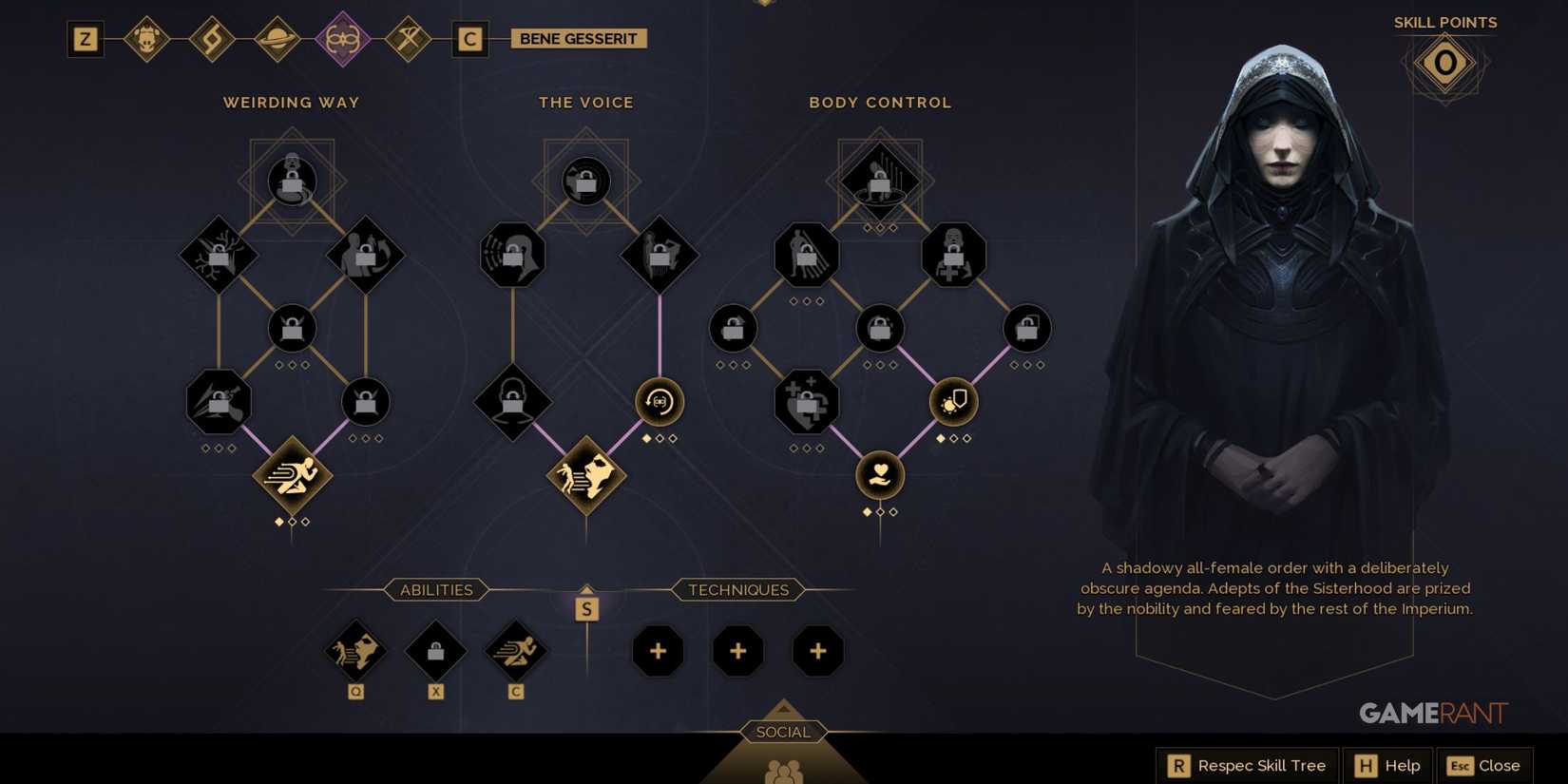Dune Awakening - Best Early Bene Gesserit Skills