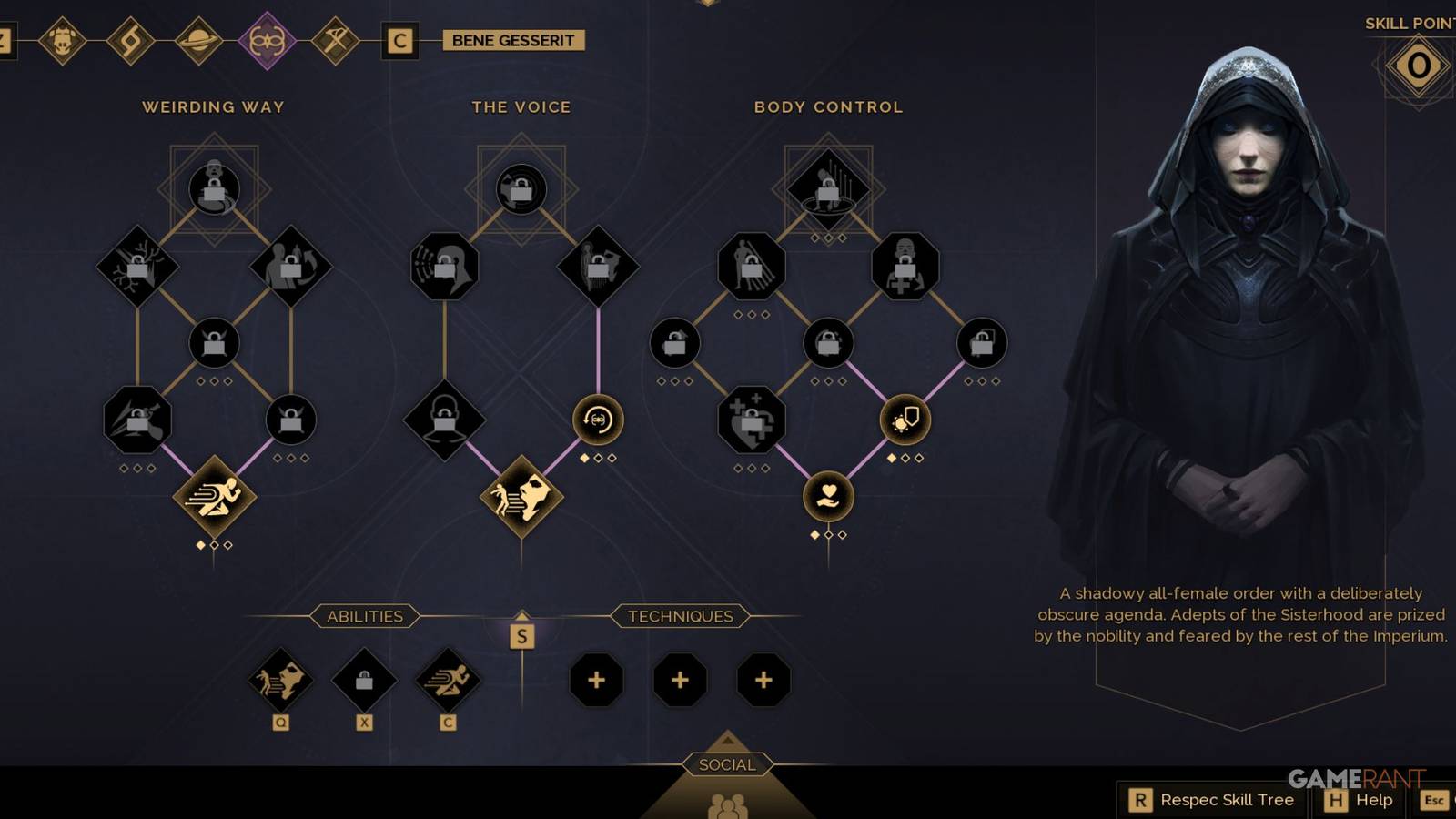 Dune Awakening - Best Early Bene Gesserit Skills