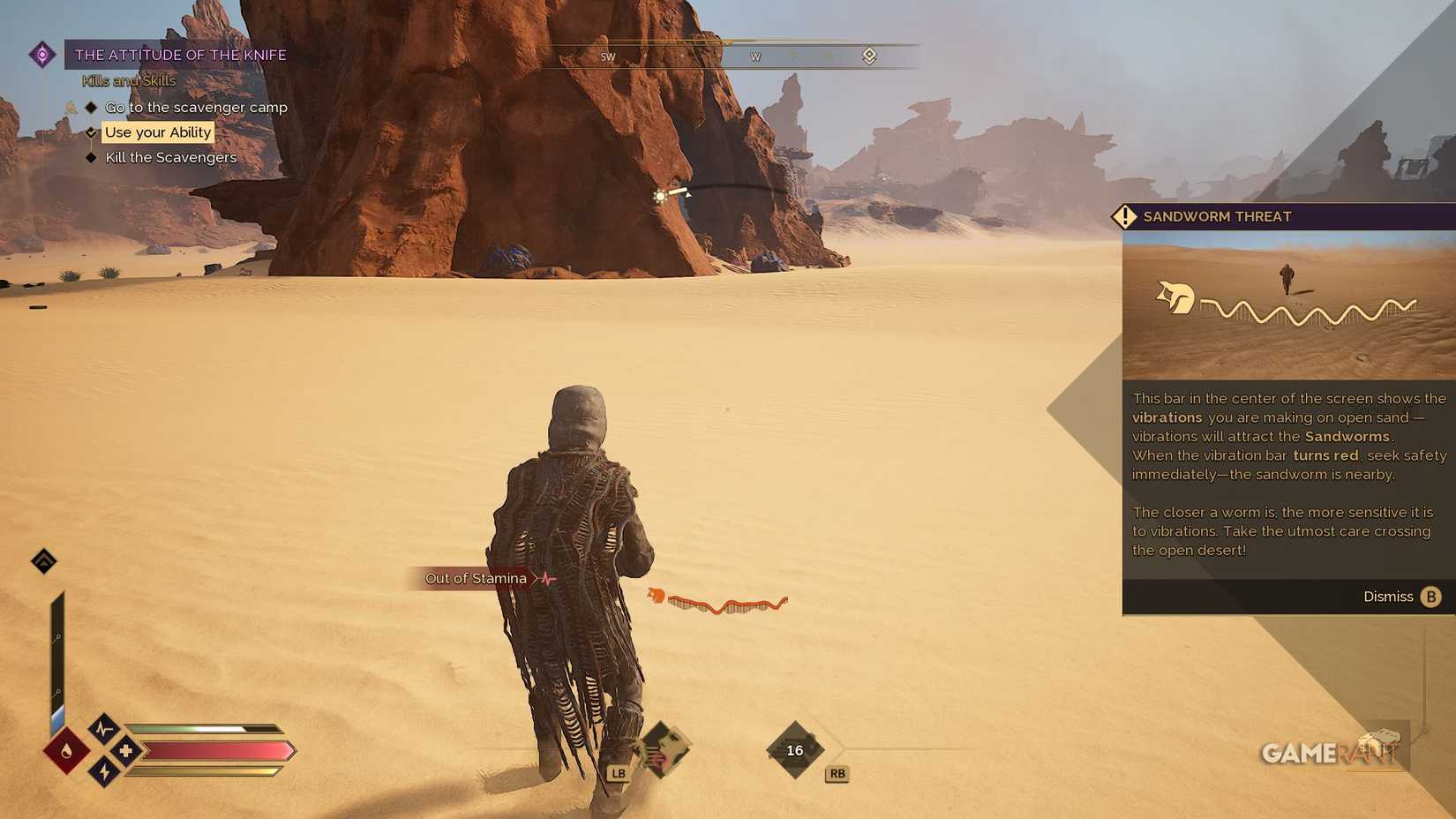 Dune Awakening - Sandworm Vibration Lines