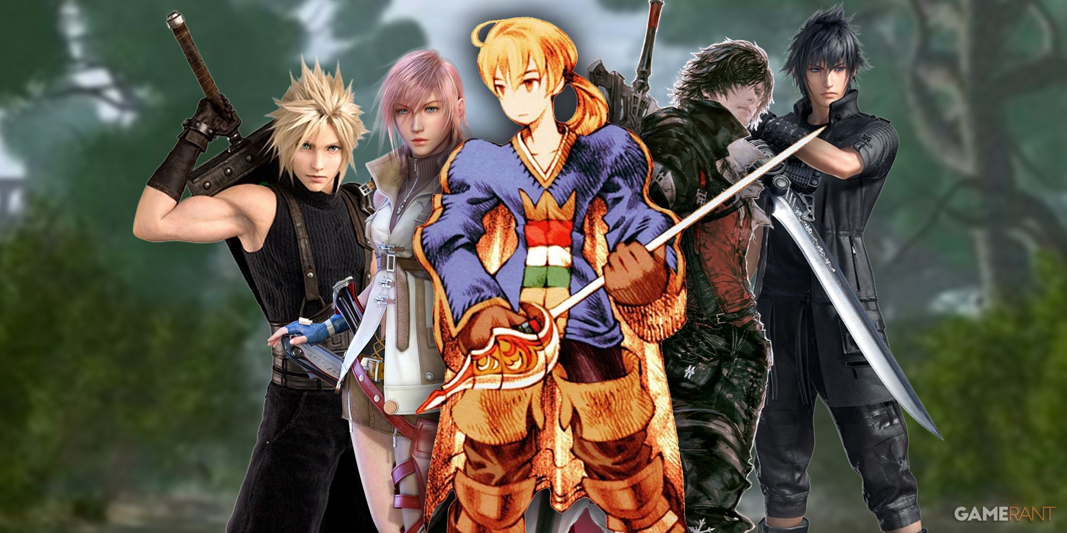 Final Fantasy Tactics Ramza FF Protagonist Comparison