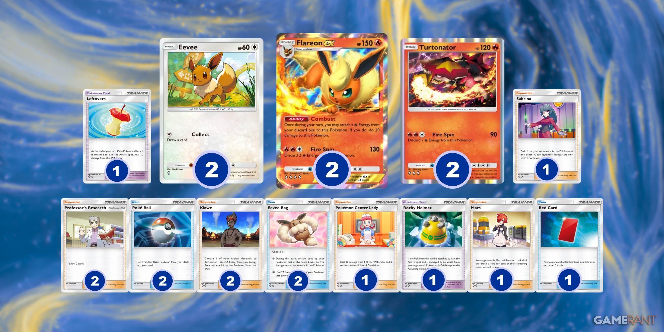 flareon ex and turtonator deck in pokemon tcg pocket.