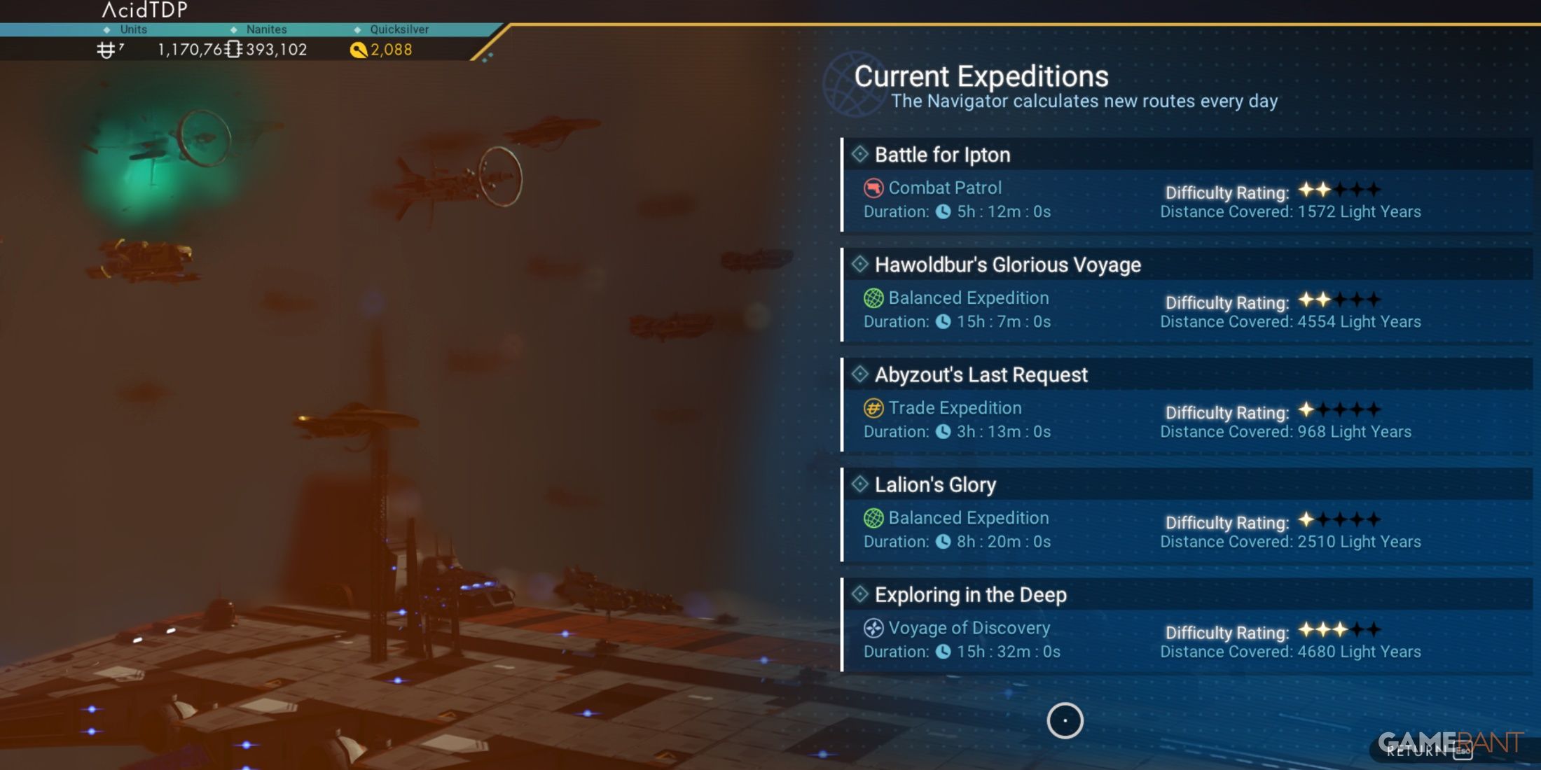 The fleet mission can give a free flag module from No Man's SKY.