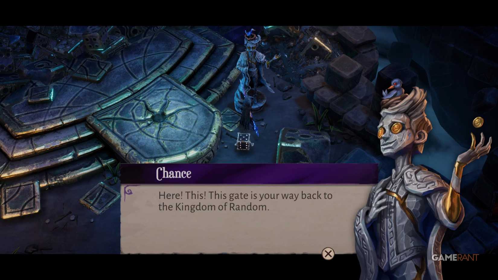 How To Open the Drawbridge in the Sanctuary in Lost in Random The Eternal Die 7