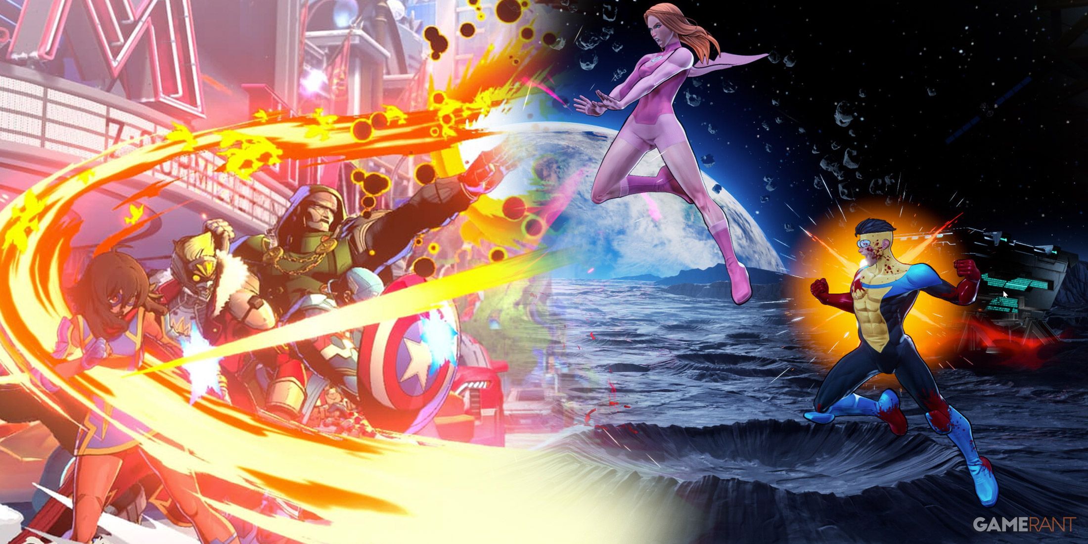 Invincible vs. Marvel Tokon fights the same territory