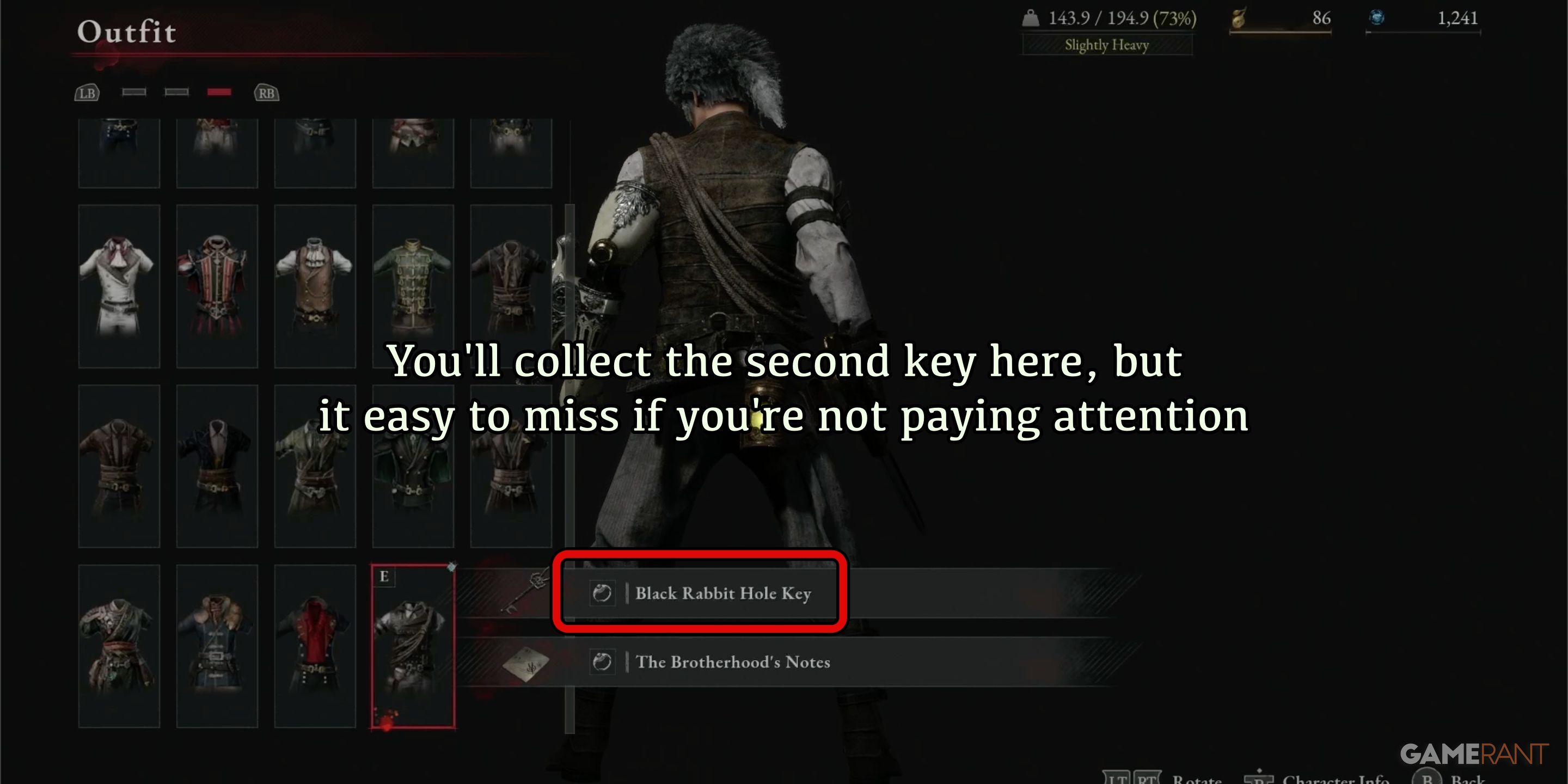 All Black Rabbit Hole Hideout Locations & Keys in Lies of P Overture