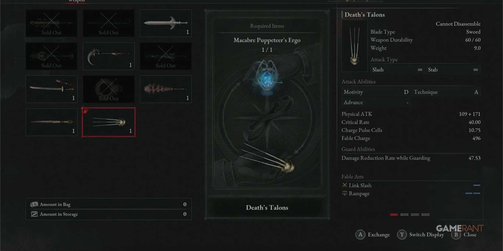 LoPO-Death-Talons-Stats