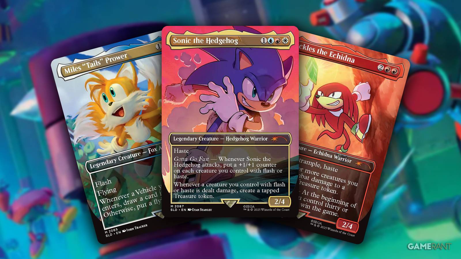 mtg sonic cards Sonic the Hedgehog - Secret Lair Drop Series