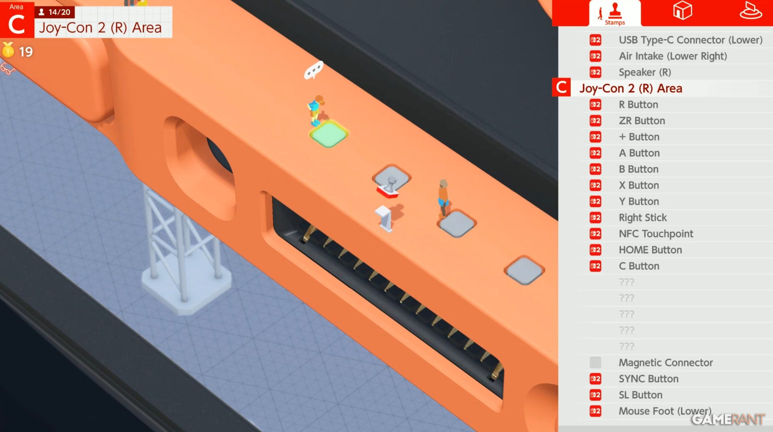 magnetic connector joy con right